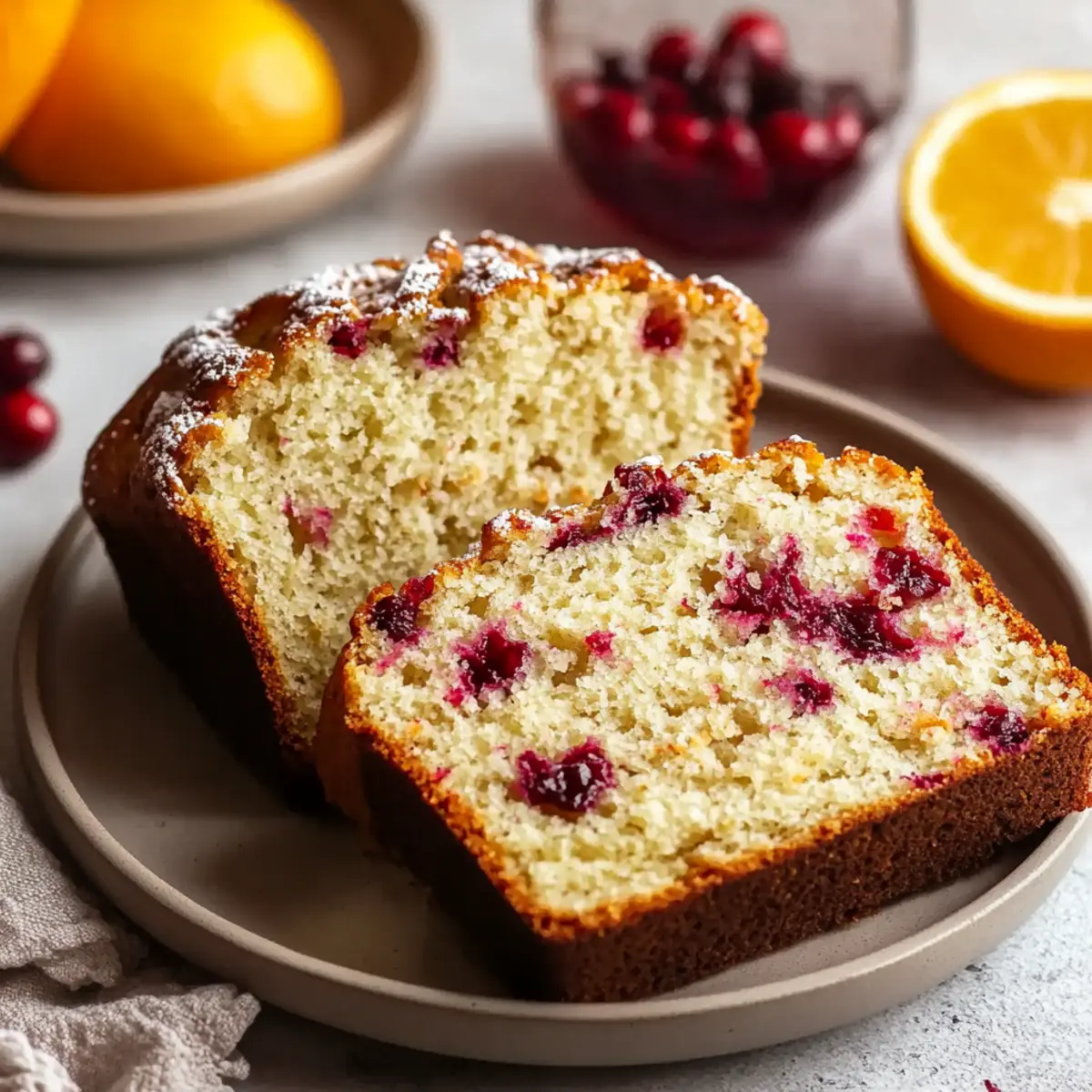 Easy Cranberry Orange Bread