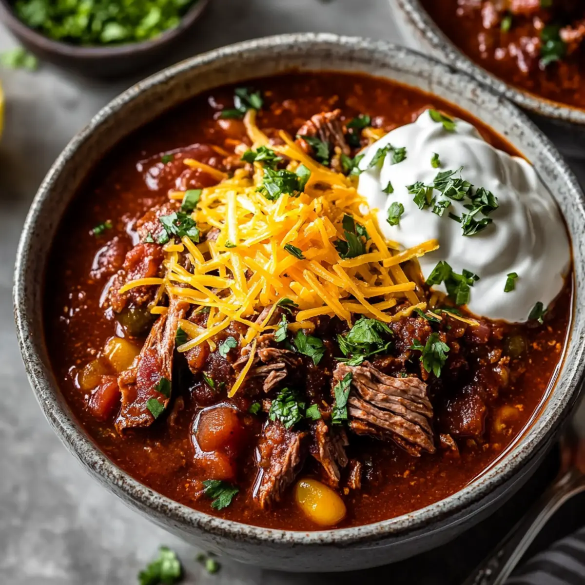 Slow Cooker Steak Chili