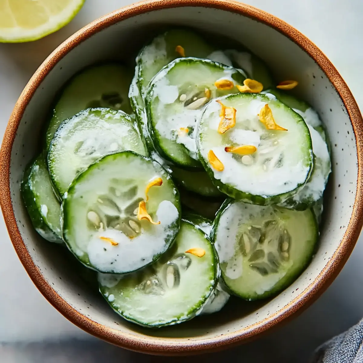 Cucumber Snack Bowl
