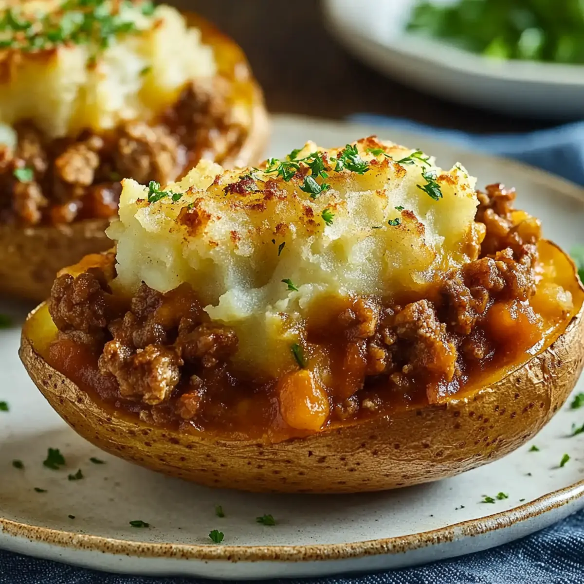 Shepherd’s Pie Baked Potatoes
