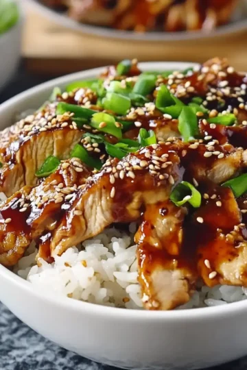 Teriyaki Chicken Rice Bowl