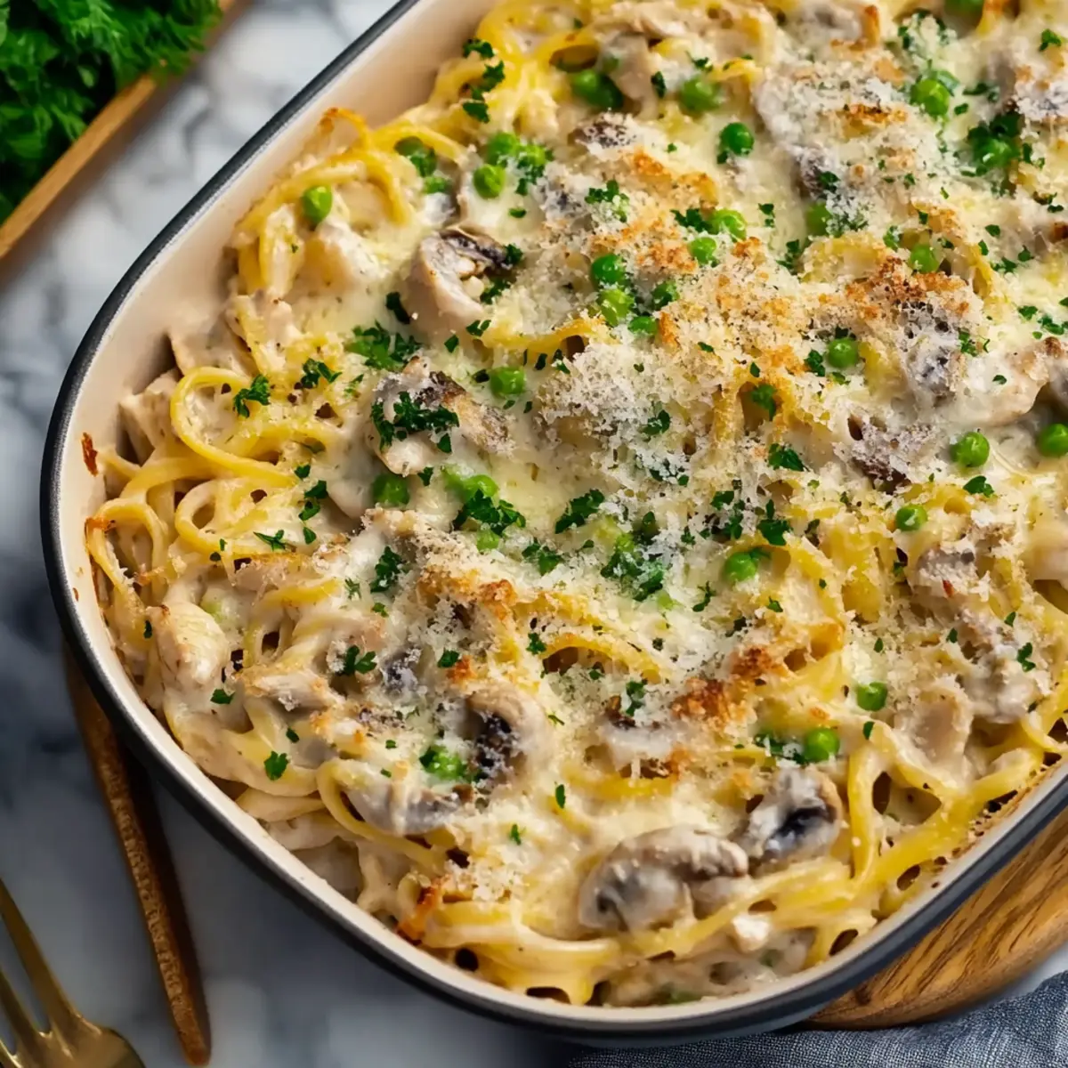 Creamy Turkey Tetrazzini