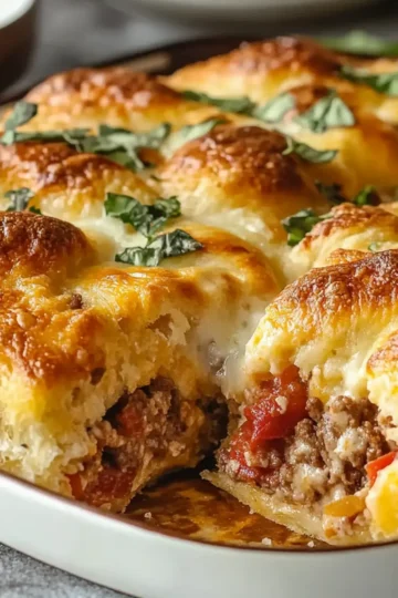 Italian Crescent Casserole