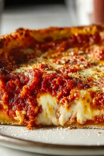 Authentic Chicago-Style Deep Dish Pizza