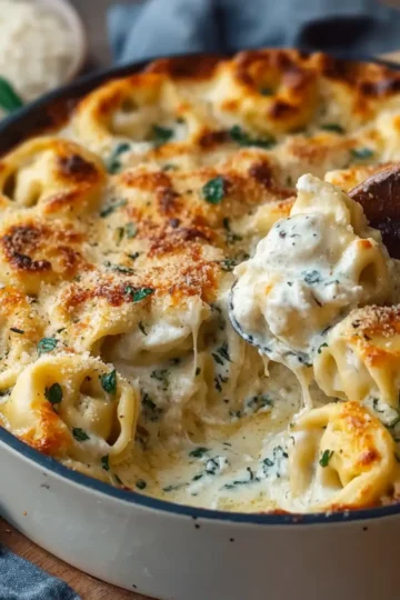 Alfredo Tortellini Bake