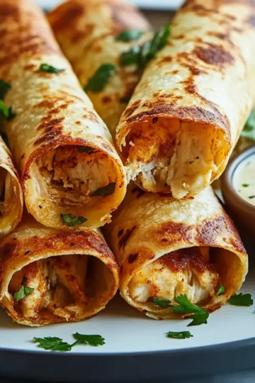 Crispy Chicken Taquitos