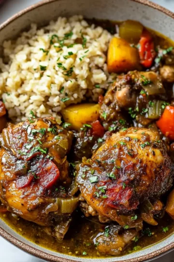 Brown Stew Chicken