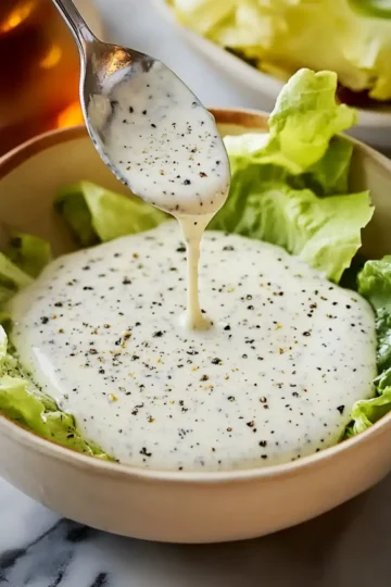 Creamy Parmesan Peppercorn Dressing