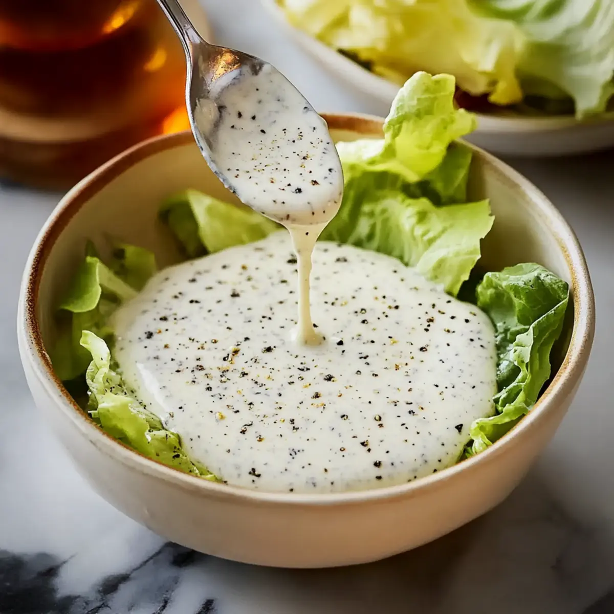 Creamy Parmesan Peppercorn Dressing