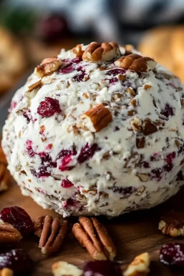 Cranberry Pecan Cream Cheese Ball