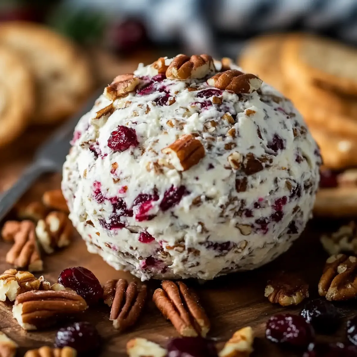 Cranberry Pecan Cream Cheese Ball