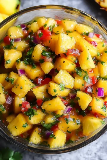 Pineapple Mango Salsa