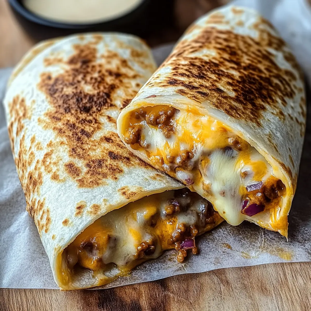 Grilled Cheese Burrito