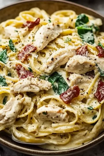 Creamy Chicken Alfredo Pasta