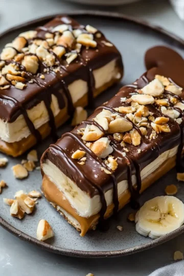 Frozen Banana Snickers