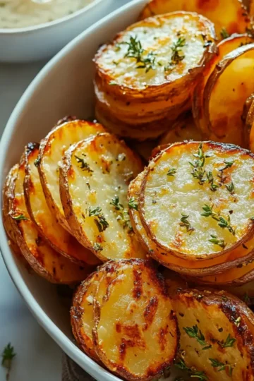 Air Fryer Sliced Potatoes