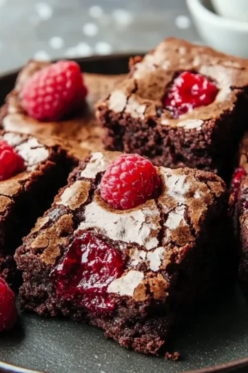 Raspberry Brownies
