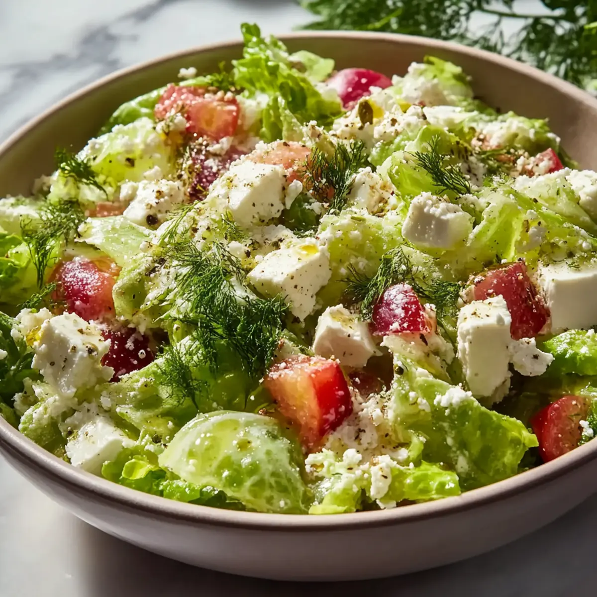 Traditional Greek Maroulosalata