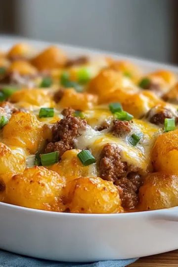 Ground Venison Tater Tot Casserole