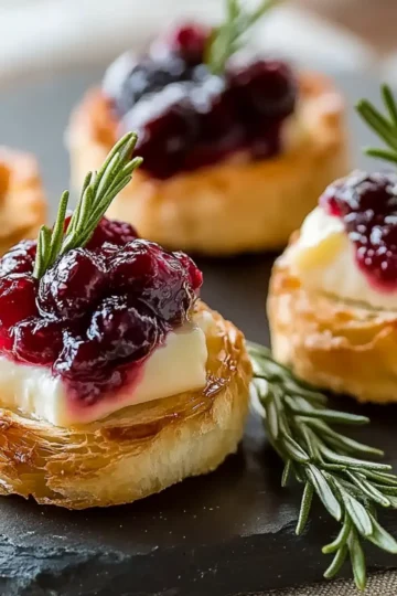 Cranberry Brie Bites