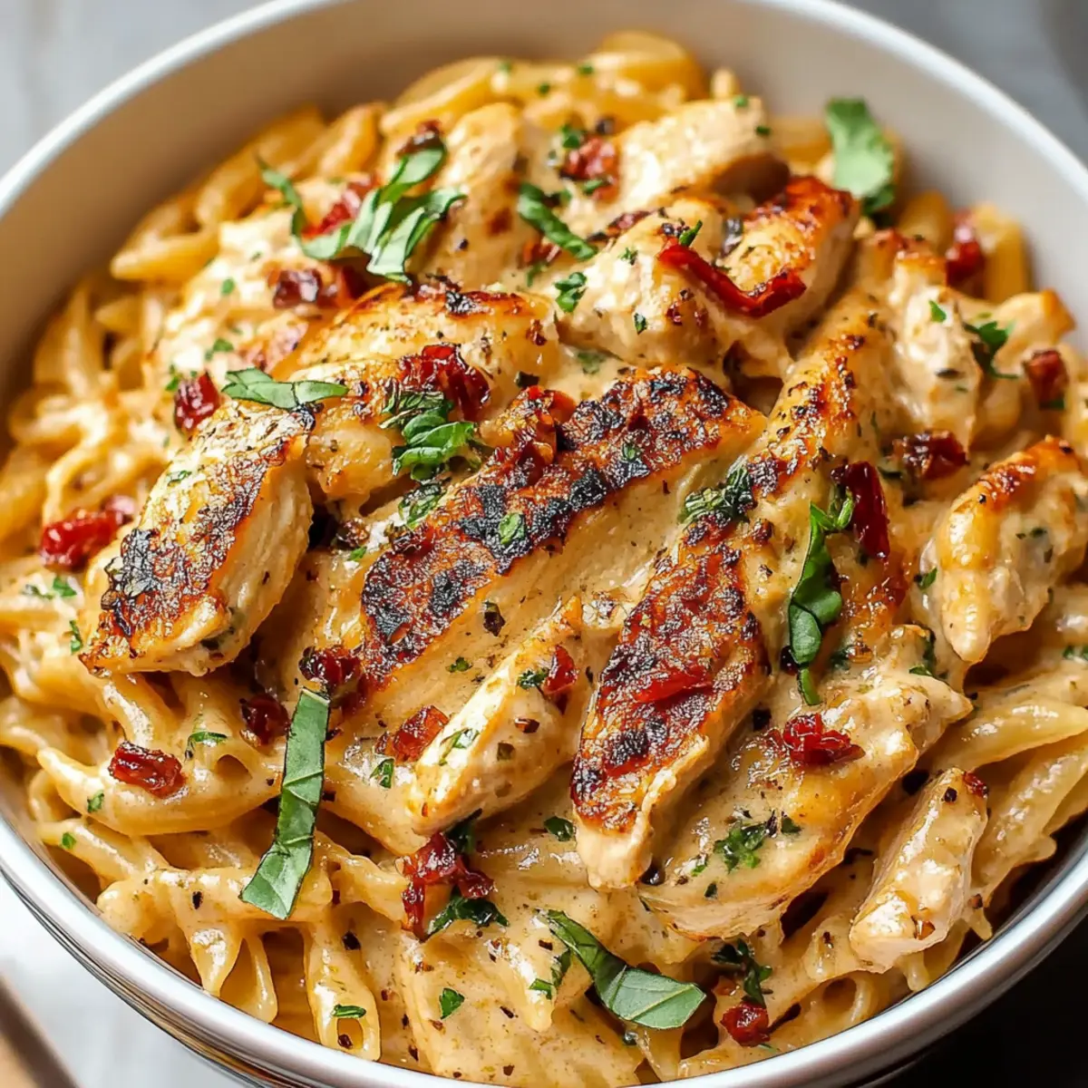 Marry Me Chicken Pasta