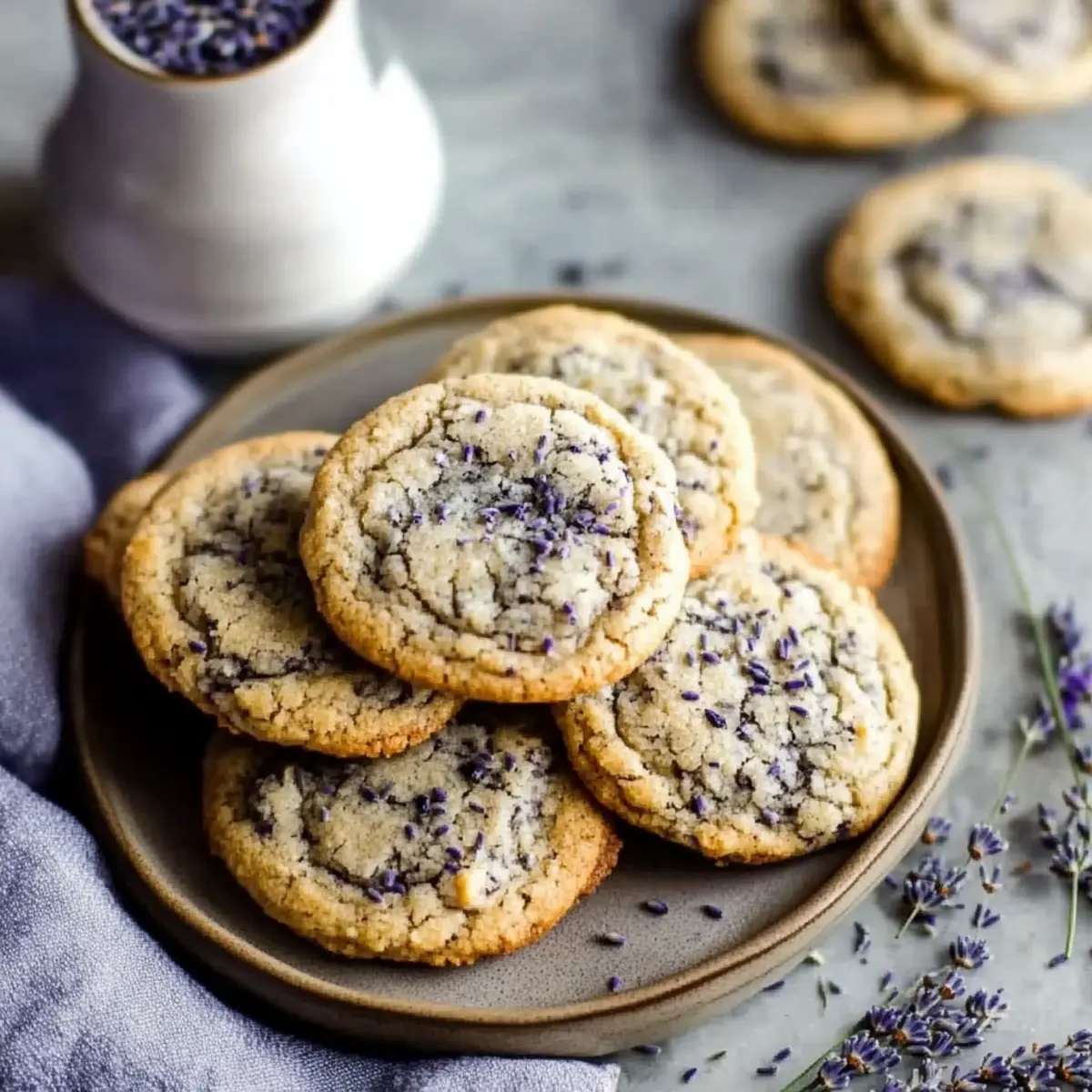 Lavender Earl Grey Cookies