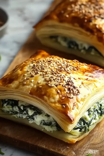 Mediterranean Spinach Stuffed Pastry