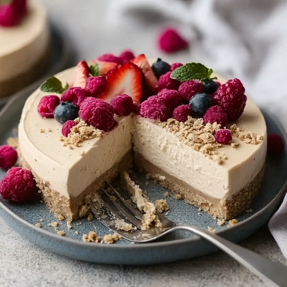 Vegan No-Bake Cheesecake