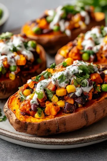 Southwest Stuffed Sweet Potatoes
