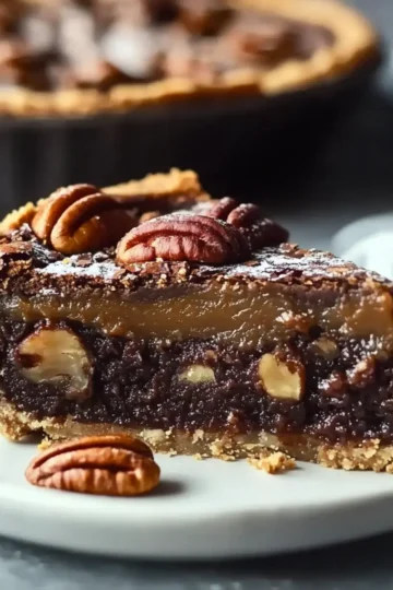 Brownie Pecan Pie
