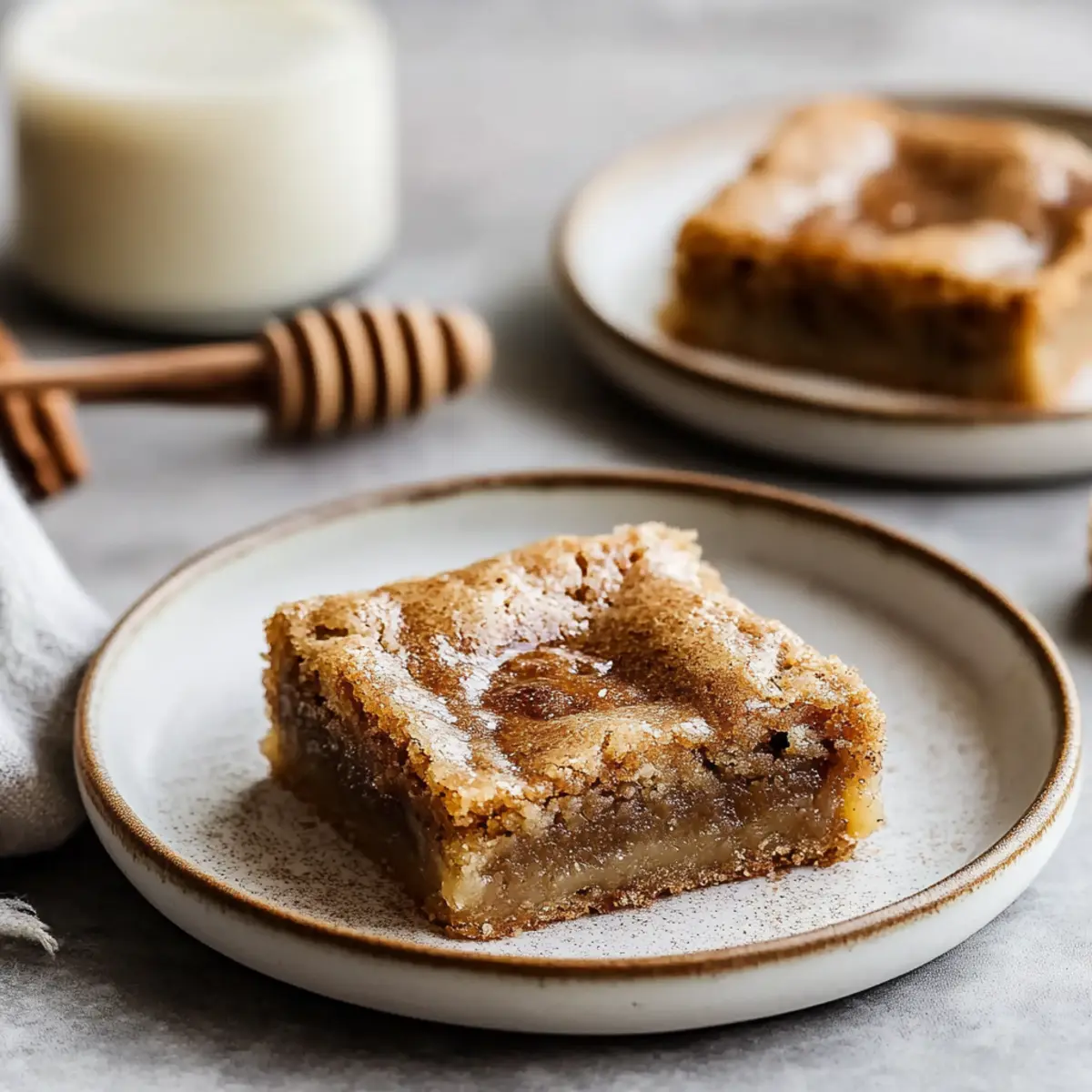 Honey Cinnamon Blondies
