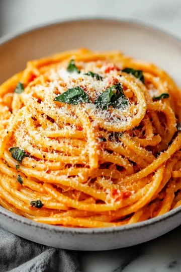 Creamy Tomato Garlic Pasta