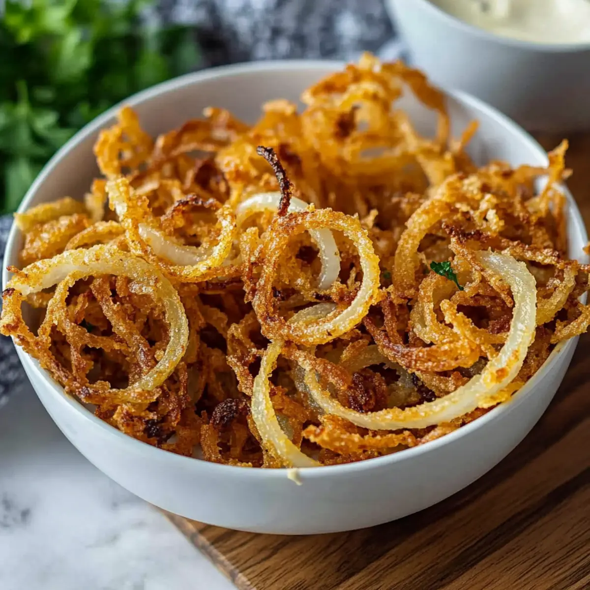 Air Fryer Crispy Onions