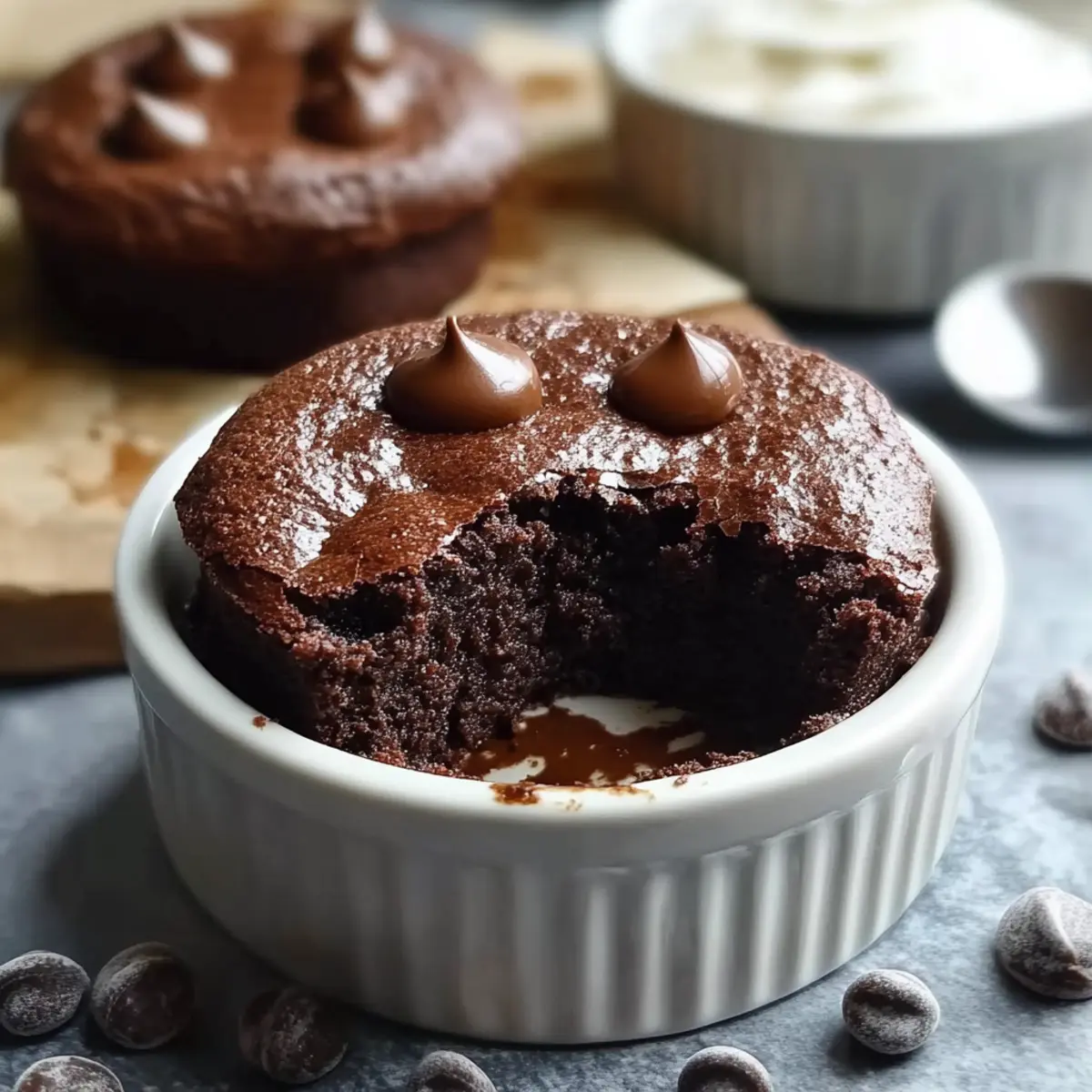 Two-Minute Protein Brownie