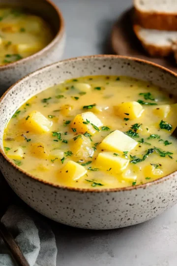 Creamy Vegan German Potato Soup