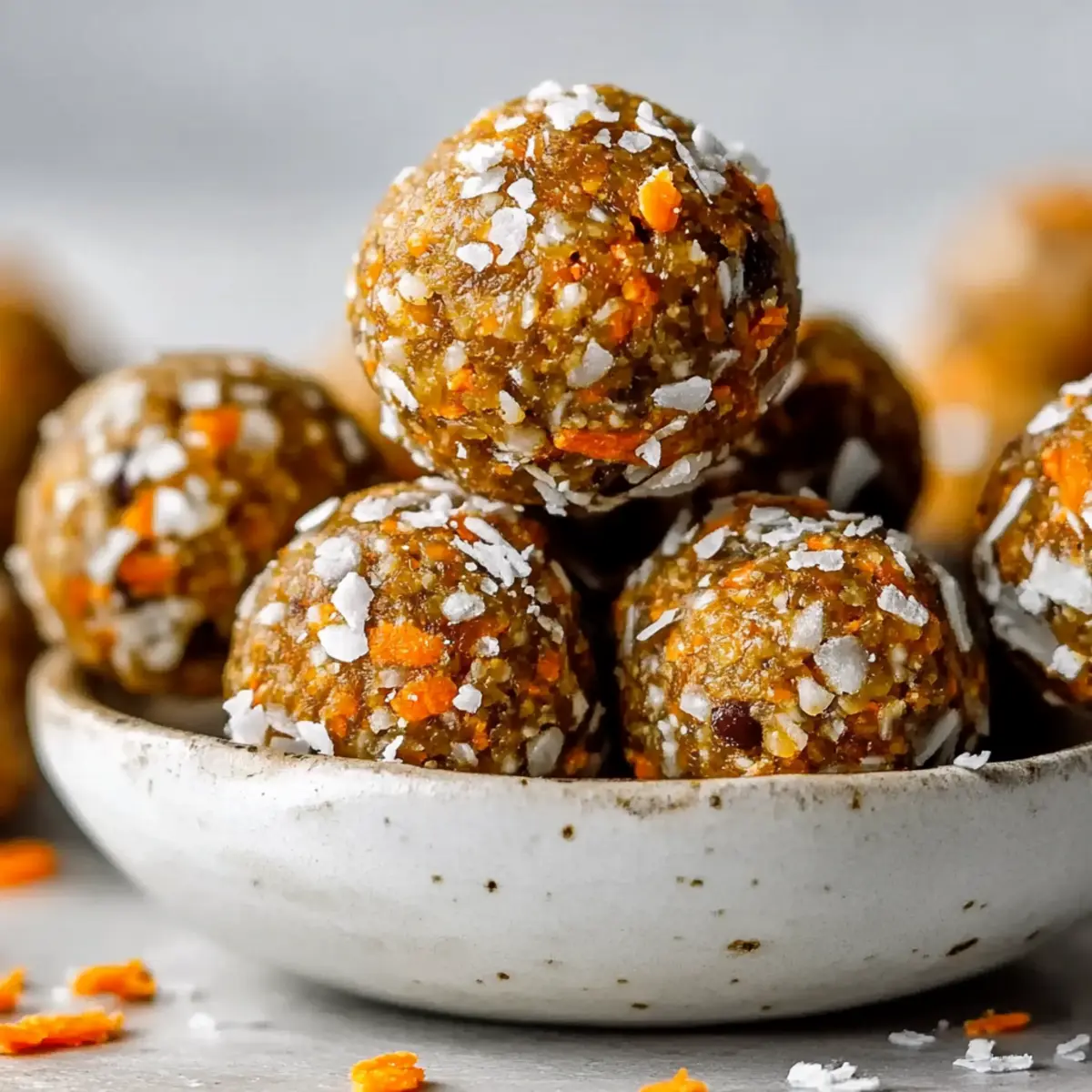 No-Bake Carrot Cake Energy Balls