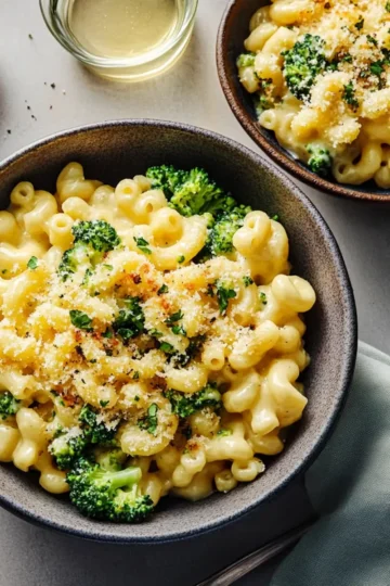 One-Pot Healthy Broccoli Mac and Cheese