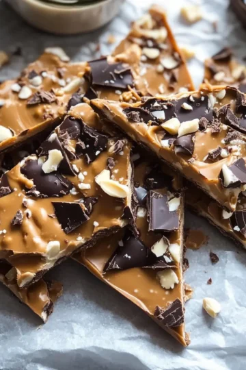Protein Peanut Butter Chocolate Greek Yogurt Bark