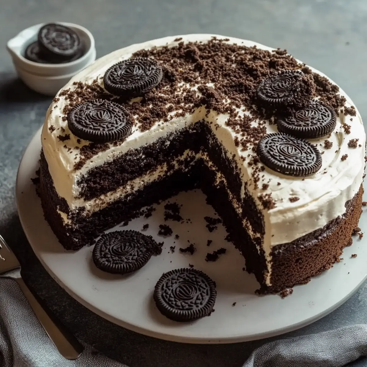 3-Ingredient Oreo Cake
