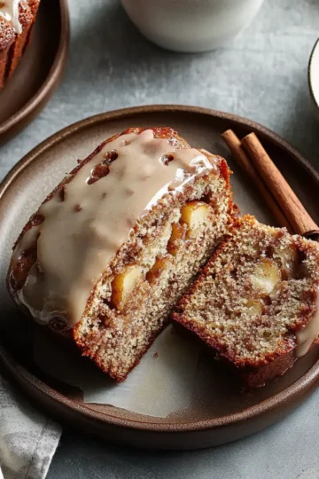 Apple Spice Cake with Cinnamon Glaze