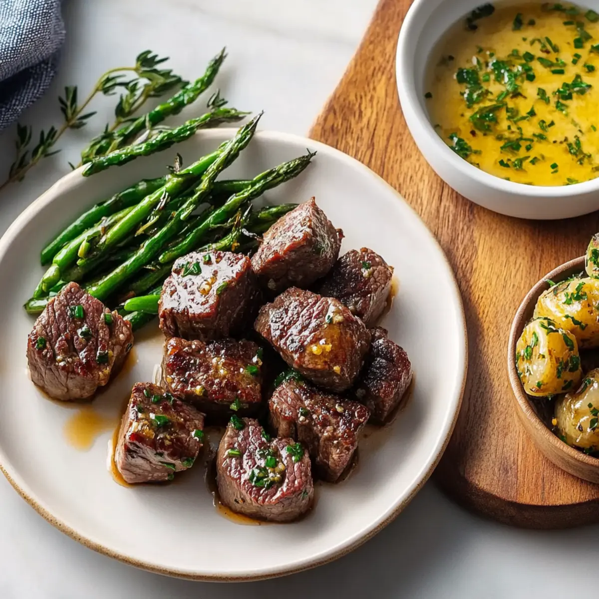Garlic Butter Steak Bites