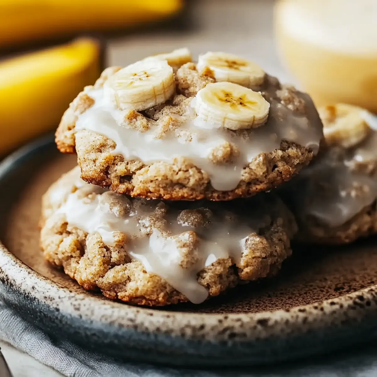 Crumbl Banana Bread Cookies