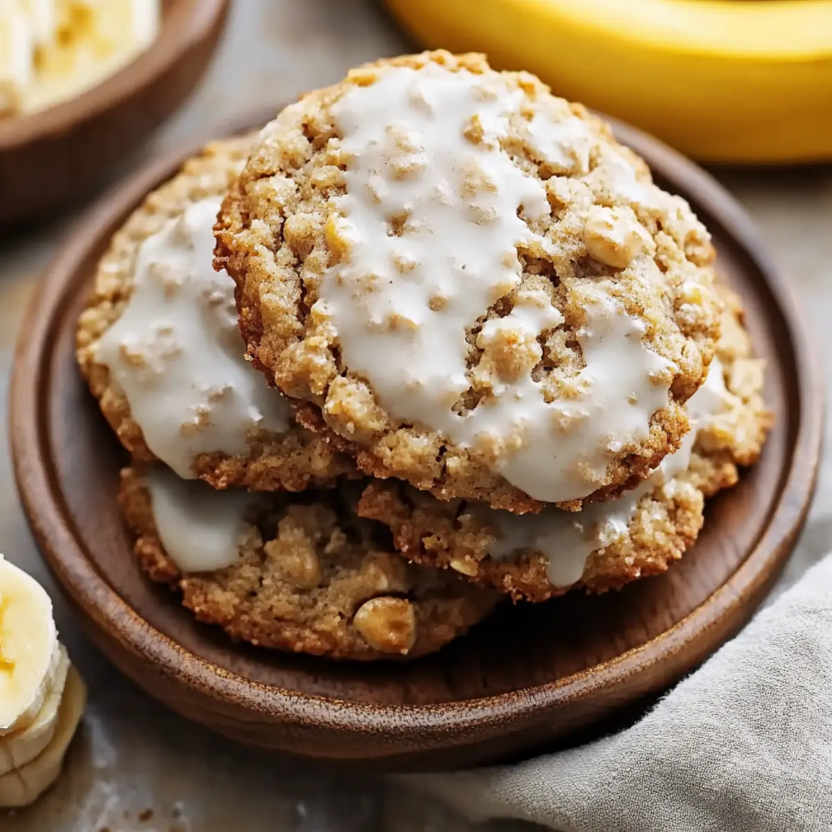 Crumbl Banana Bread Cookies