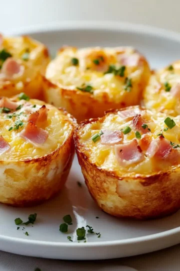 Ham and Cheese Egg Cups