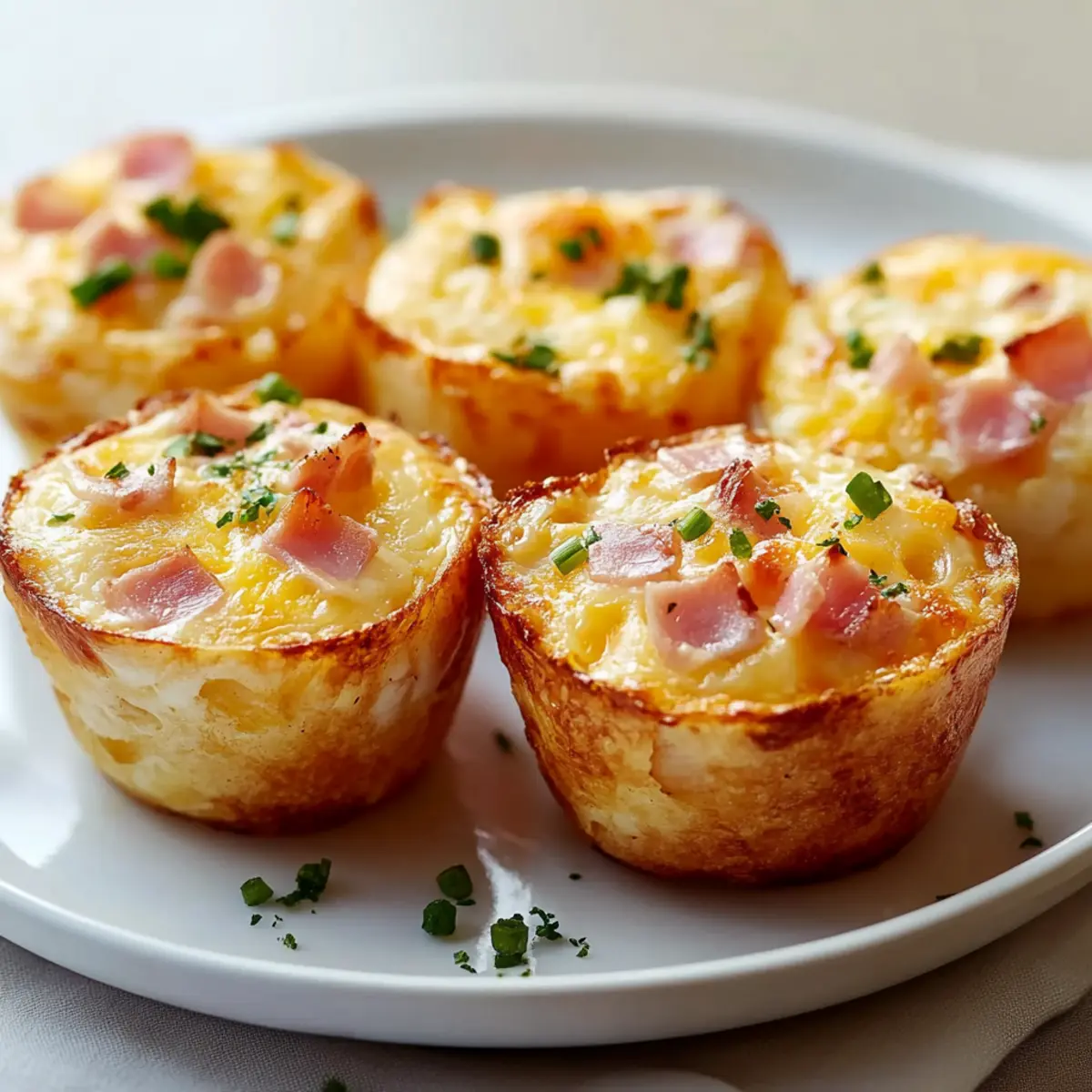 Ham and Cheese Egg Cups